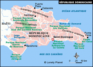 carte République Dominicaine