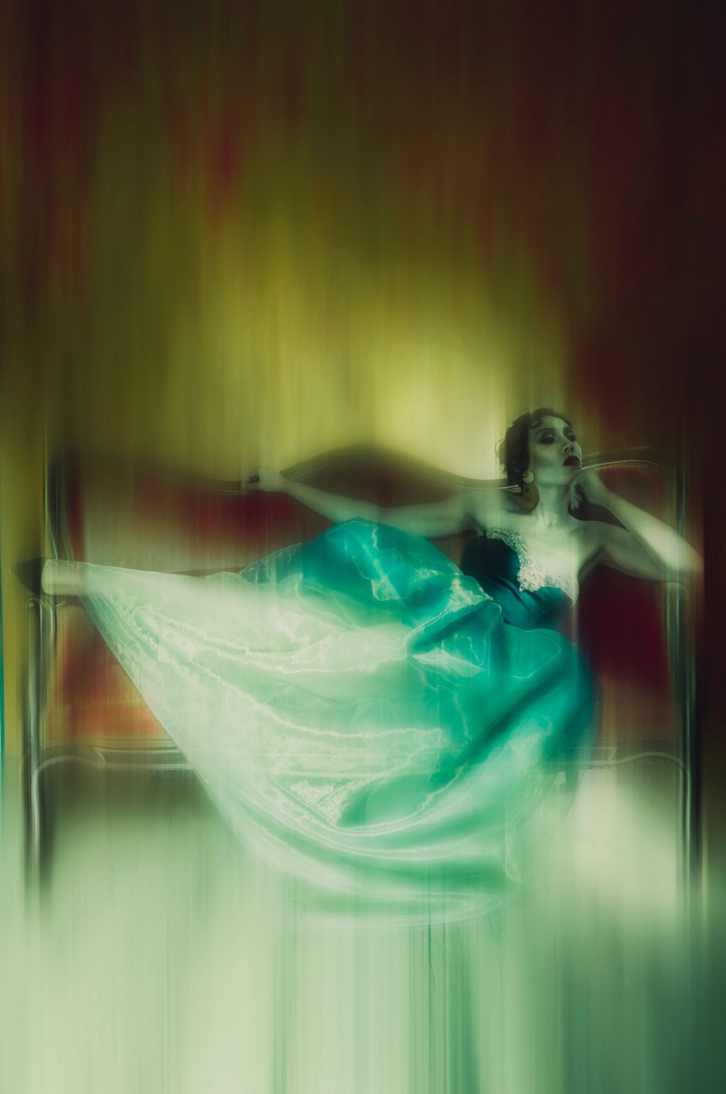 création couture photoshoot light painting