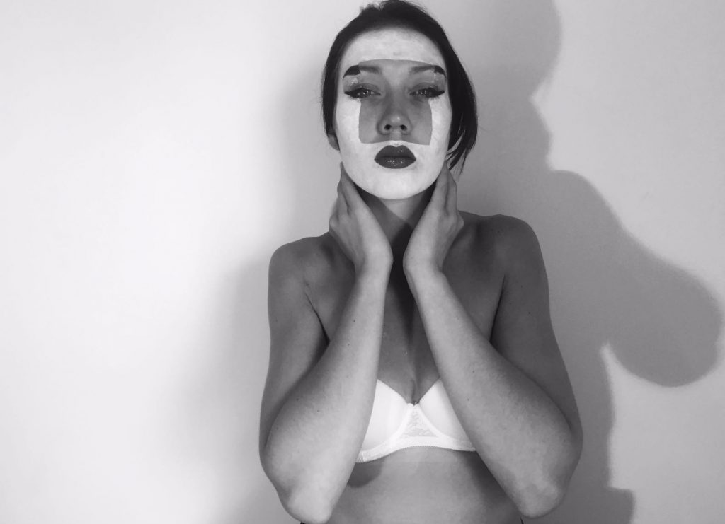art photoshoot clown woman